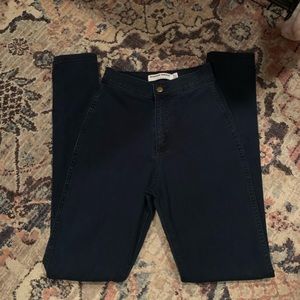 American Apparel high waist easy jeans dark wash